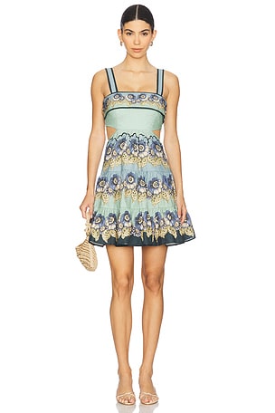 Madalena Cut Out Mini Dress Alemais