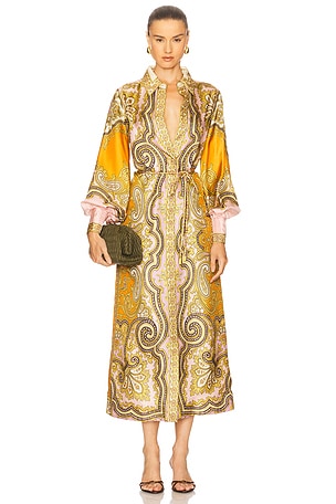 Clemenza Silk Shirtdress Alemais