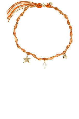 Calypso Macrame Charm Necklace Alemais