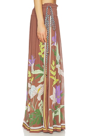 Alemais Alfie Ruched Pant in Chocolate. Size Aus 12/US 8. Also