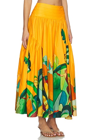 Alemais Mokshini Skirt in Yellow