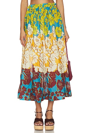 Splice Midi Skirt Alemais