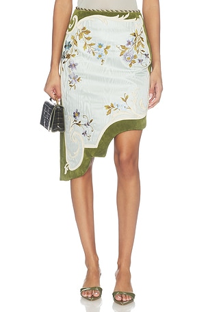Odessa Embroidered Skirt Alemais