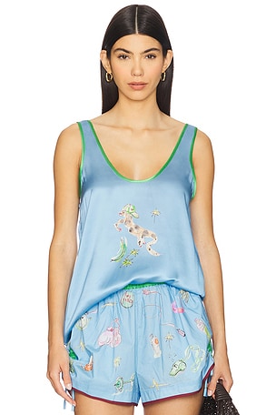 Anouk Silk Tank Top Alemais