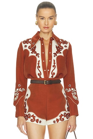 Duke Embroidered Shirt Alemais