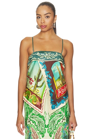 Ace Silk Scarf Top Alemais