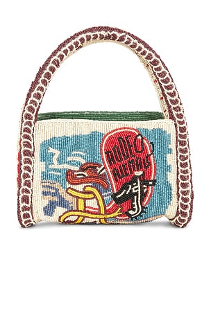 Ace Beaded Barrel Bag Alemais