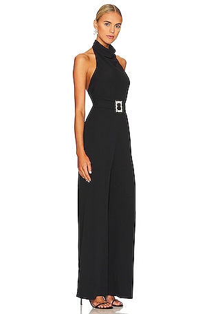 Amanda Uprichard Samba Jumpsuit in Black