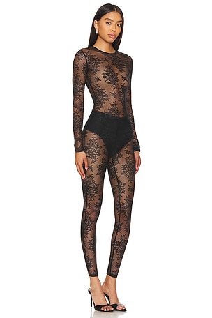 Amanda Uprichard Caresha Catsuit in Black