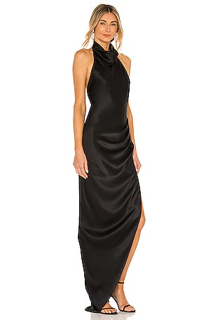 Amanda Uprichard X REVOLVE Samba Gown in Black