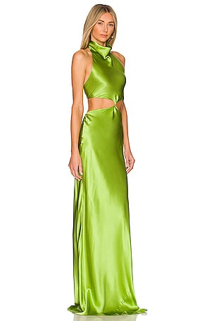 Amanda Uprichard x REVOLVE Kaye Maxi Dress in Green