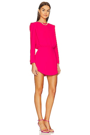 Amanda Uprichard Baldwin Mini Dress in Fuchsia