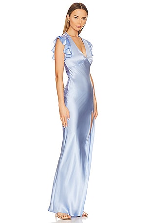 Amanda Uprichard x REVOLVE Cecelia Gown In English Lavender in Baby Blue