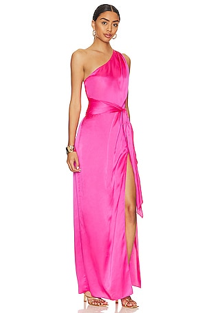 Amanda Uprichard x REVOLVE Delmar Gown In Cerise in Pink