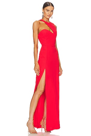 Amanda Uprichard x REVOLVE Gilda Gown in Red