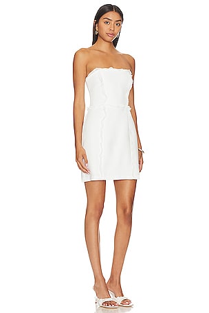 Amanda Uprichard Jeannie Dress in Ivory