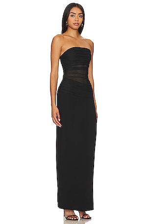 Amanda Uprichard X Revolve Myles Maxi in Black