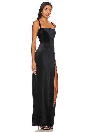 Amanda Uprichard X REVOLVE Meg Gown in Black