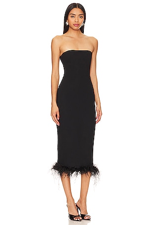 Amanda Uprichard X REVOLVE Simpson Dress in Black