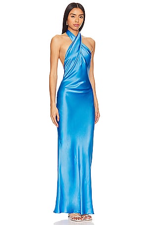 Amanda Uprichard Galilea Gown in Blue