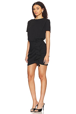 Amanda Uprichard X Revolve Cataluna Mini Dress in Black