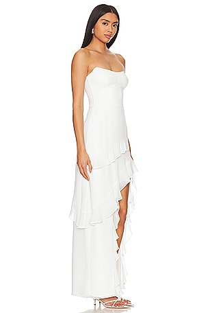 Amanda Uprichard Magnolia Dress in White