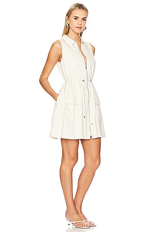 Amanda Uprichard Vanessa Dress in Beige