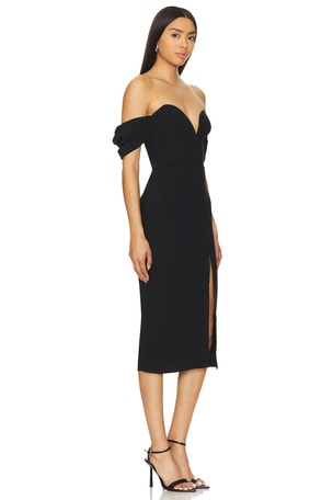 Amanda Uprichard Victoria Dress in Black