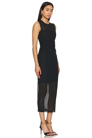 Amanda Uprichard Sleevless Lyle Dress in Black