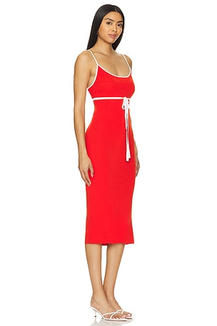 Amanda Uprichard Lucy Knit Dress in Red