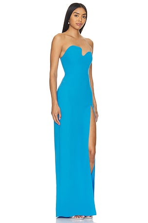 Amanda Uprichard x REVOLVE Puzzle Gown in Blue