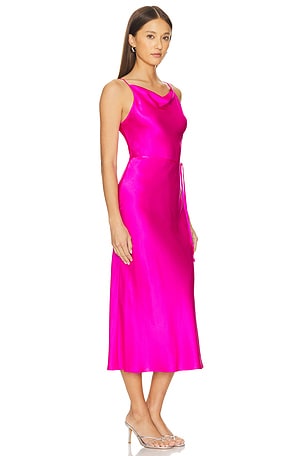 Amanda Uprichard Shaelyn Dress in Fuchsia