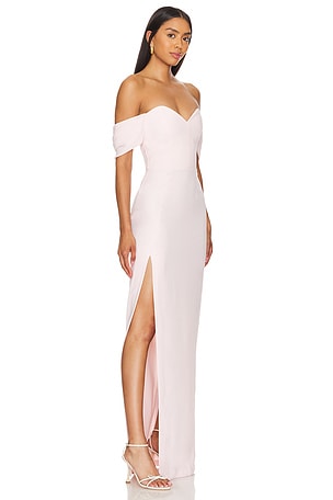 Amanda Uprichard x REVOLVE Falcon Gown in Blush