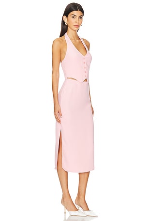 Amanda Uprichard Isadore Dress in Pink