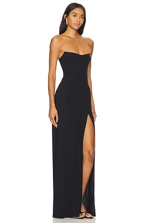 Amanda Uprichard x REVOLVE Ivy Gown in Black