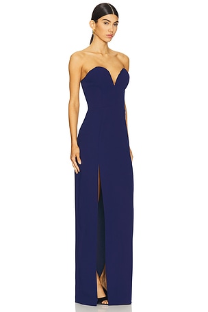 Amanda Uprichard x REVOLVE Cherri Gown in Navy