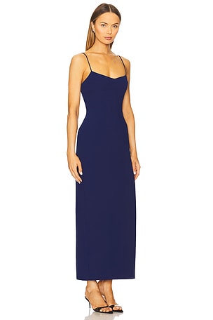 Amanda Uprichard Lawrence Maxi Dress in Navy