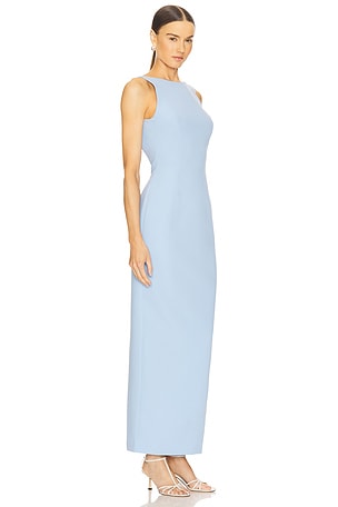 Amanda Uprichard Marbella Maxi Dress in Baby Blue