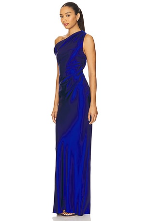 Amanda Uprichard Modesto Maxi Dress in Royal