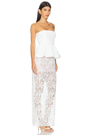 Amanda Uprichard x REVOLVE Cherise Dress in White