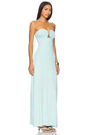 Amanda Uprichard Saladana Maxi Dress in Blue