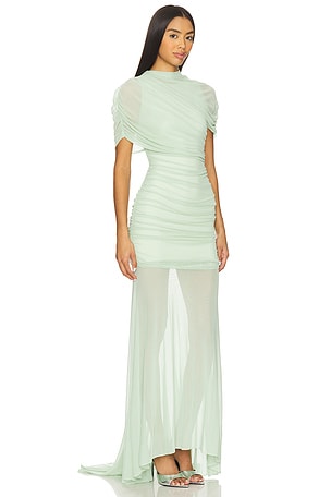 Amanda Uprichard Evianna Gown in Green