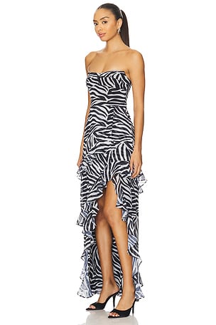 Amanda Uprichard x REVOLVE Magnolia Dress in Black,White