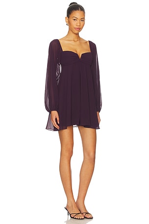 Amanda Uprichard Carrie Dress in Purple
