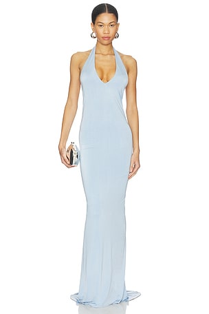 Amanda Uprichard Esther Gown in Blue