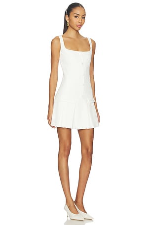 Amanda Uprichard Courtney Dress in Ivory