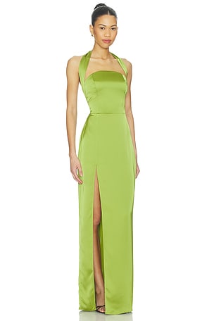 Amanda Uprichard Cynthia Gown in Green