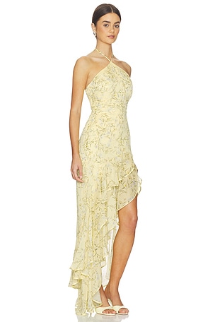 Amanda Uprichard Carlina Dress in Lemon. Size XL. Also