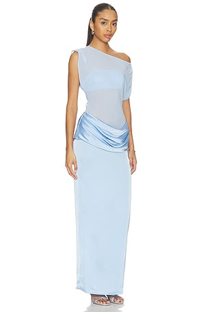 Amanda Uprichard x REVOLVE Olandria Midi Dress in Baby Blue
