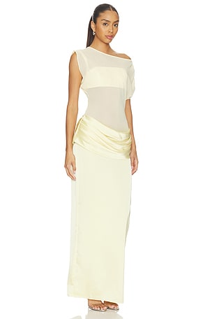 Amanda Uprichard x REVOLVE Olandria Midi Dress in Yellow
